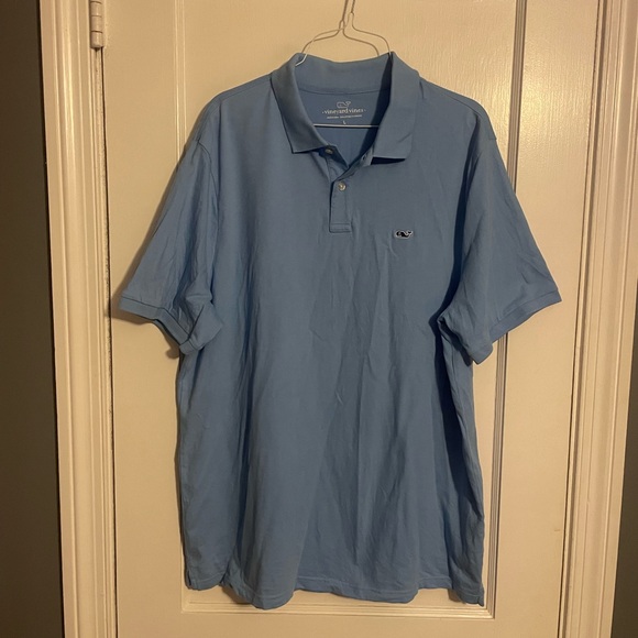 Vineyard Vines Other - Vineyard Vines Men's Sky Blue Polo with Whale Logo Sz L